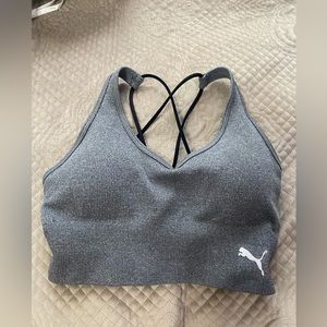 Grey athletic top